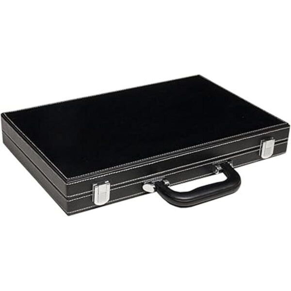Middleton Games Travel Backgammon Juego de juego de piel_2