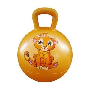 Pelota espacial saltarina amarilla diámetro 15 pulgadas_1