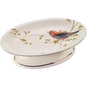 Avanti Linens Jabonera para pájaros dorados_1