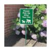 SmartSign Letrero LawnBoss Please Pick Up After Your_3