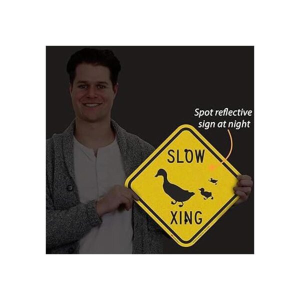 SmartSign Señal de cruce Slow Duck Xing 12 x 12 3M_3