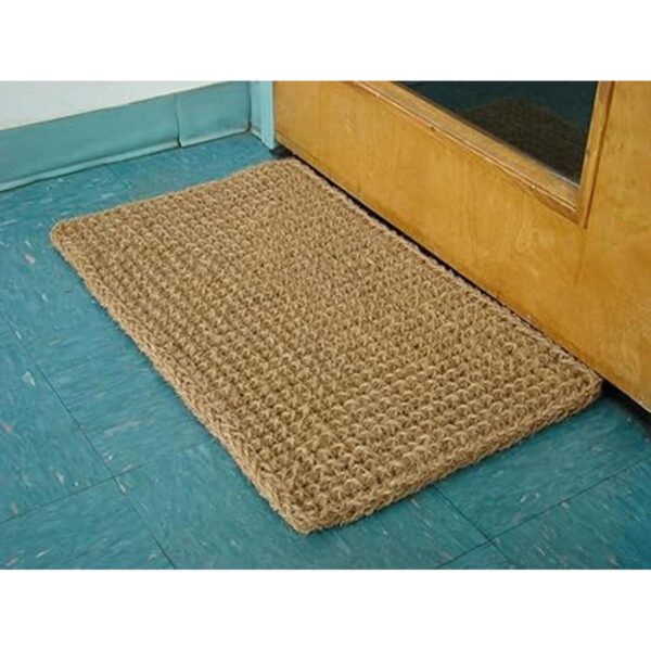 Kempf Dragon Coco Coir tapete de entrada rectangular Beige