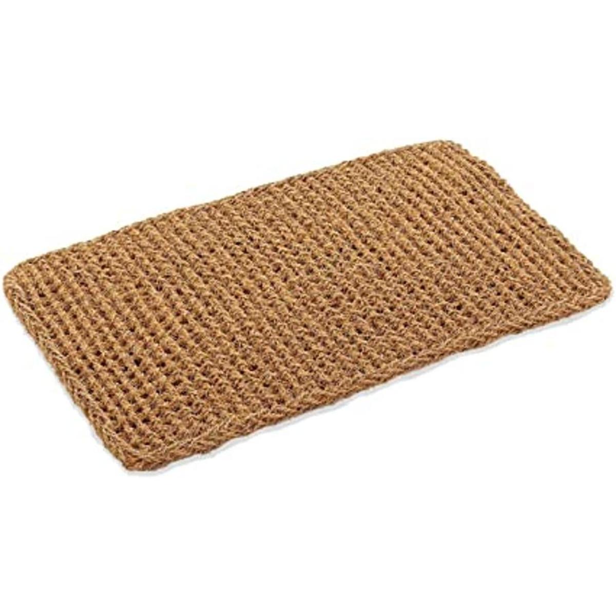 Kempf Dragon Coco Coir tapete de entrada rectangular Beige