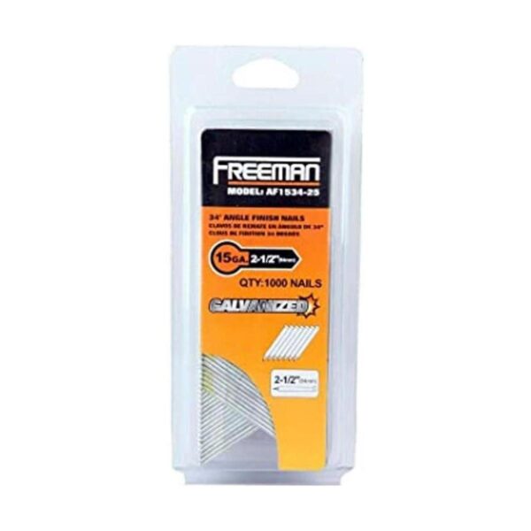 Freeman AF153425 Clavo de acabado en ángulo de calibre 15_1
