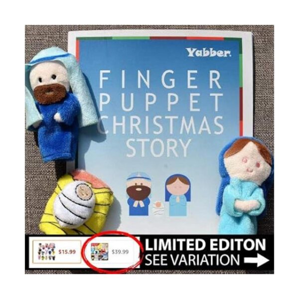 Juego de marionetas de dedo The Original by Yabber