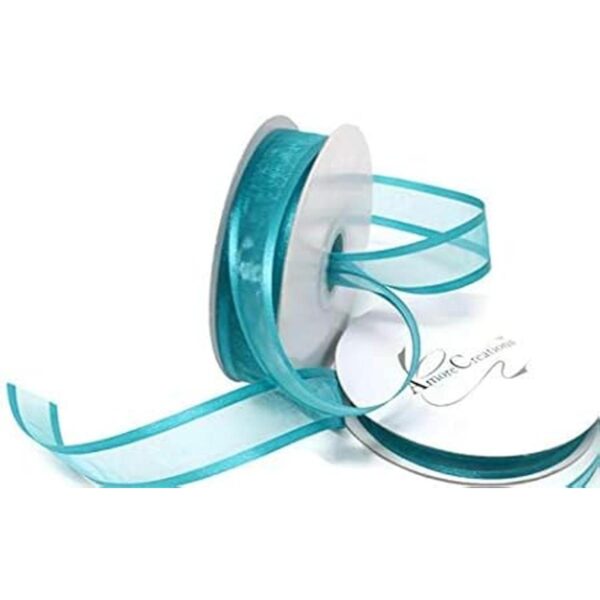 AmoreCreations Cinta de organza con ribete de satén para_2