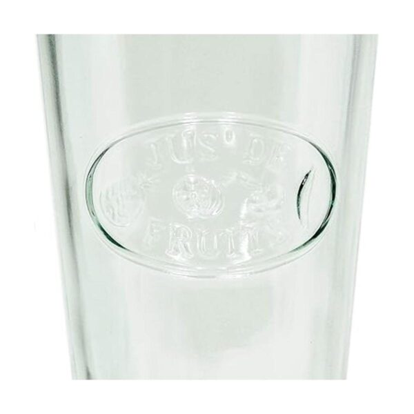 Amici Home Vaso de jugo verde reciclado italiano 11oz