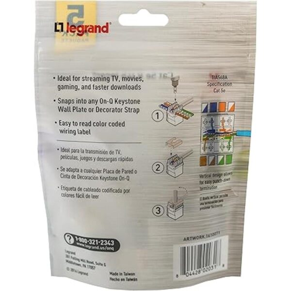 Legrand Home Office Theater Phone Jack blanco RJ45_4