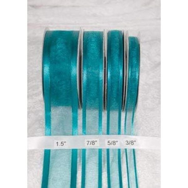 AmoreCreations Cinta de organza con ribete de satén para_3