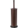 Home Basics Escobilla para baño con depósito Metal