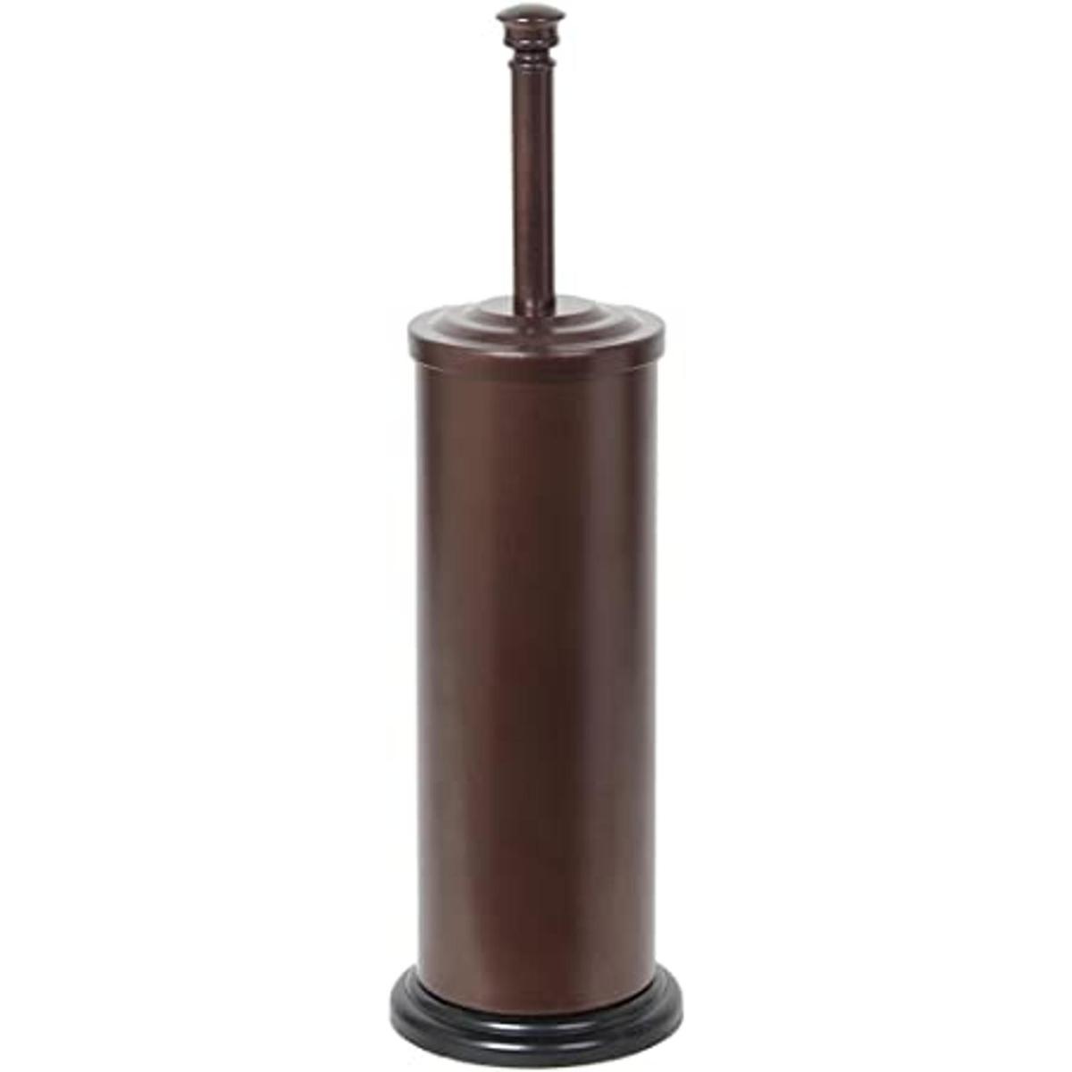 Home Basics Escobilla para baño con depósito Metal