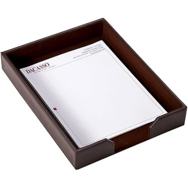 Dacasso Juego de almohadillas de escritorio de piel de