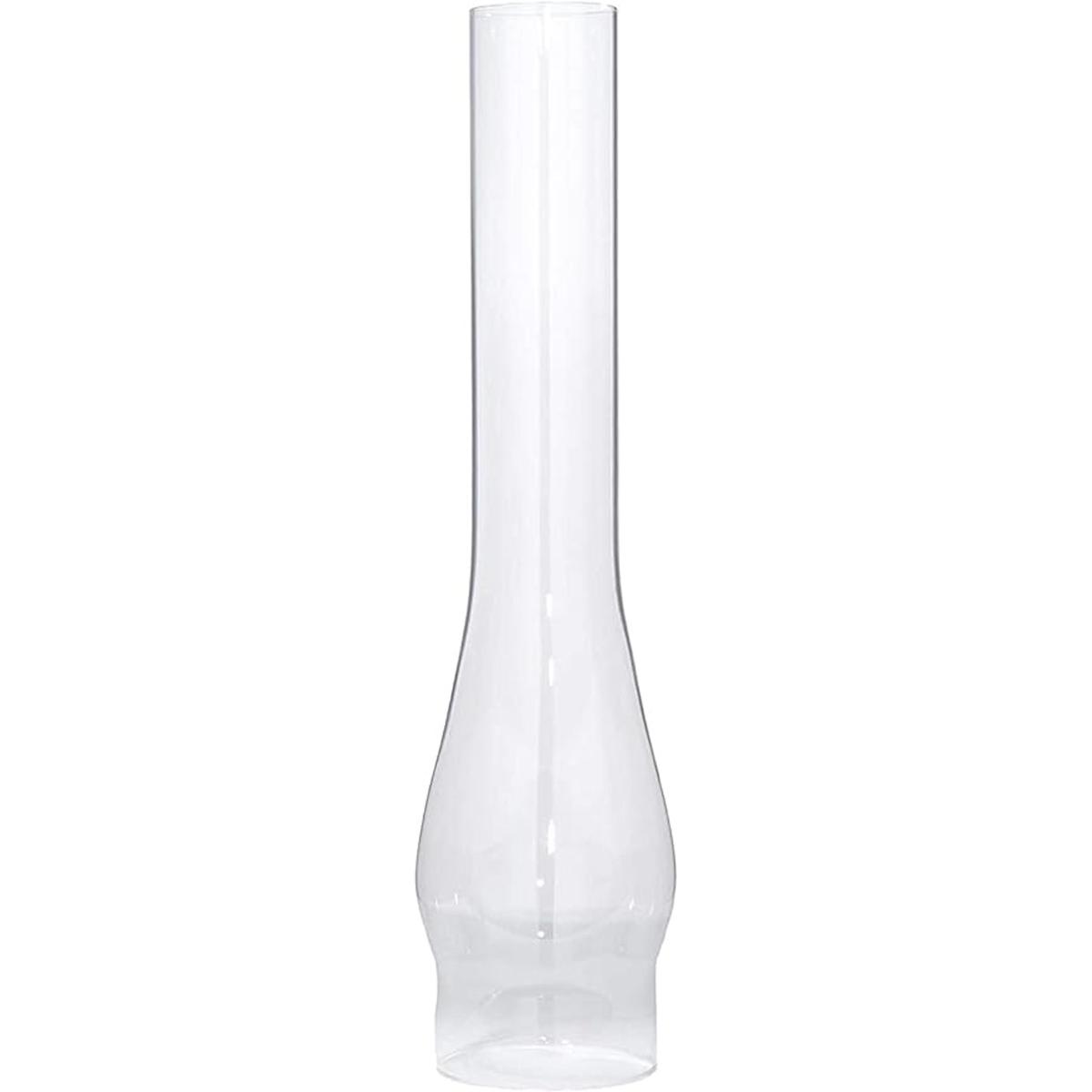 B P lámpara 3 x 14 chimenea transparente