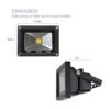 GLW 10w 12v Ac or Dc Warm White Led Flood Light_3