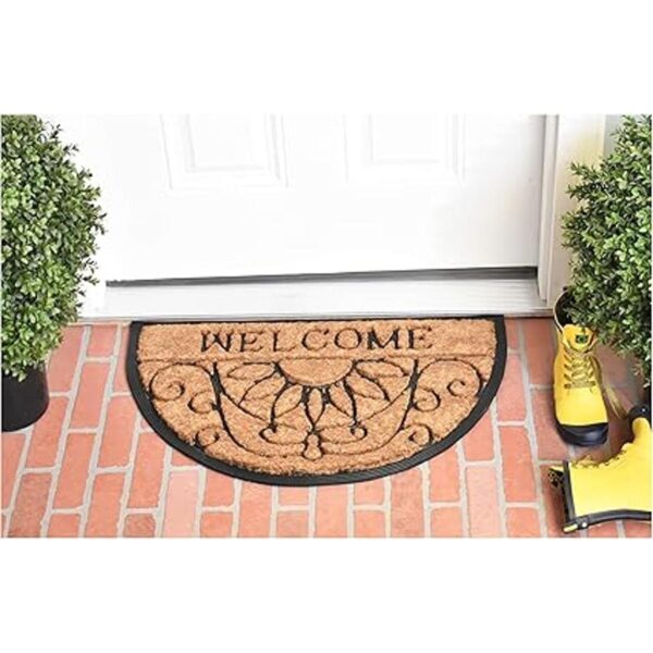 Calloway Mills 10009 Welcome Scroll Felpudo fibra de_3