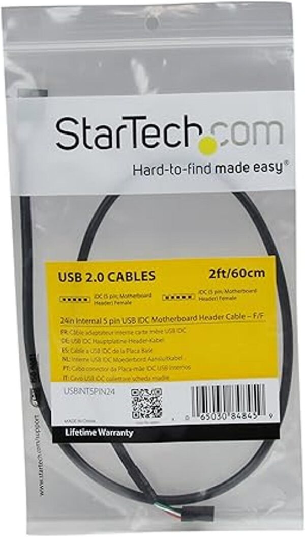StarTech. com Cable interno de 5 pines USB IDC para placa_3