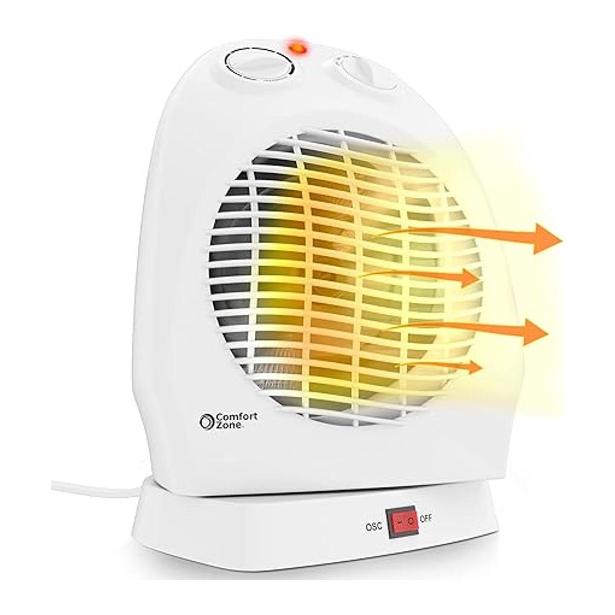 Comfort Zone CZ50 Calentador portátil eléctrico oscilante