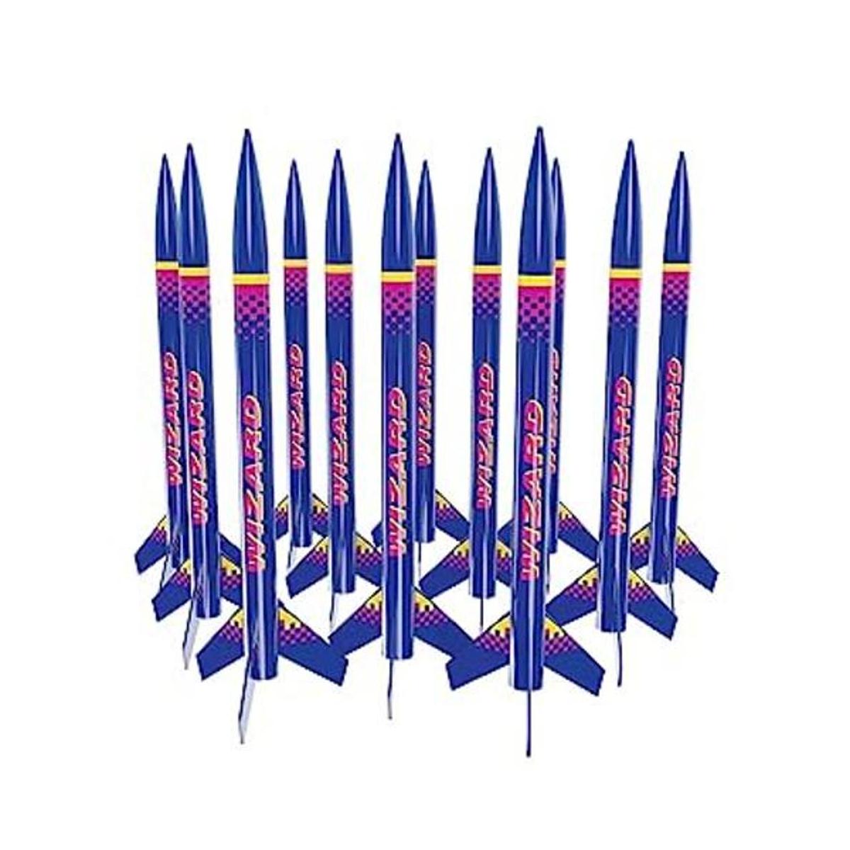 Estes 1754 Wizard Flying Model Rocket Paquete a granel