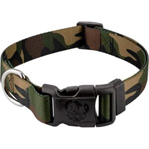 Country Brook Petz Collar de perro de lujo Woodland Camo
