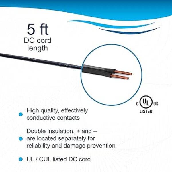 HQRP Cargador de batería adaptador de CA compatible con