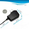 HQRP Cargador de batería adaptador de CA compatible con