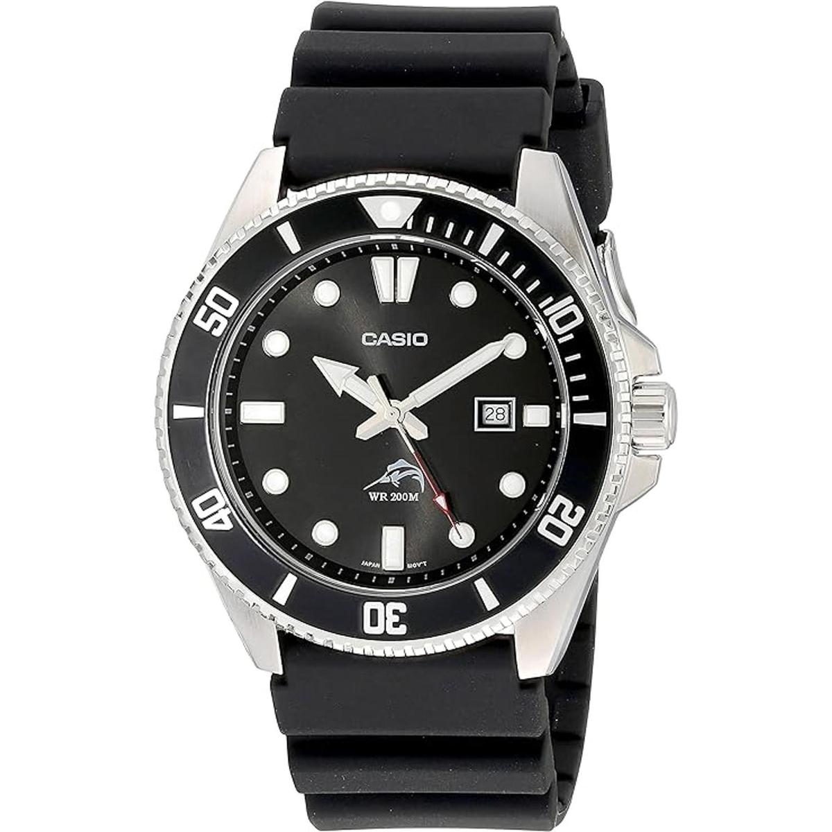 Mens MDV1061AV 200 M WR Black Dive Watch MDV1061A
