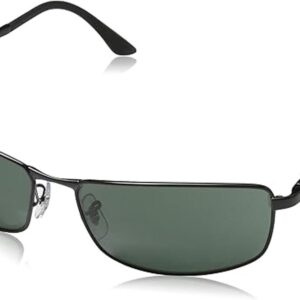 RayBan 0rb3498 rectangular anteojos de sol negro_1