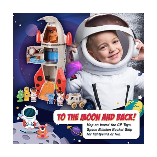 Cohete misión espacial CP Toys juego de 7 piezas incluye_2