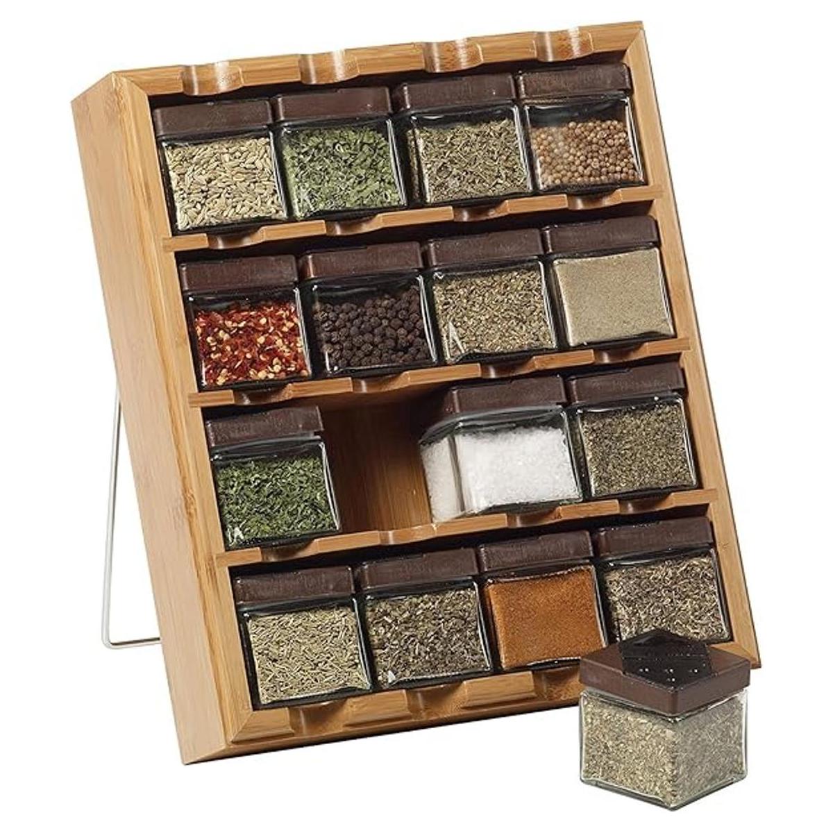 Kamenstein Bamboo Inspirations especieros 16 cubos con