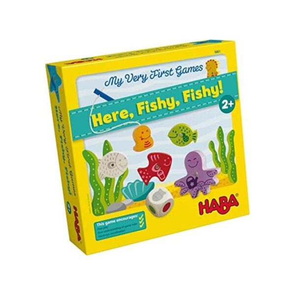 HABA My very First Games Here Fishy Fishy Juego de pesca_1