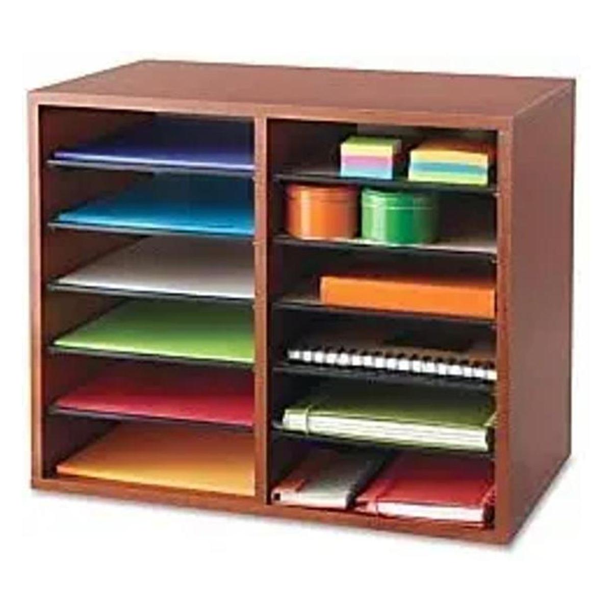 Safco Products 9420CY Organizador de literatura ajustable