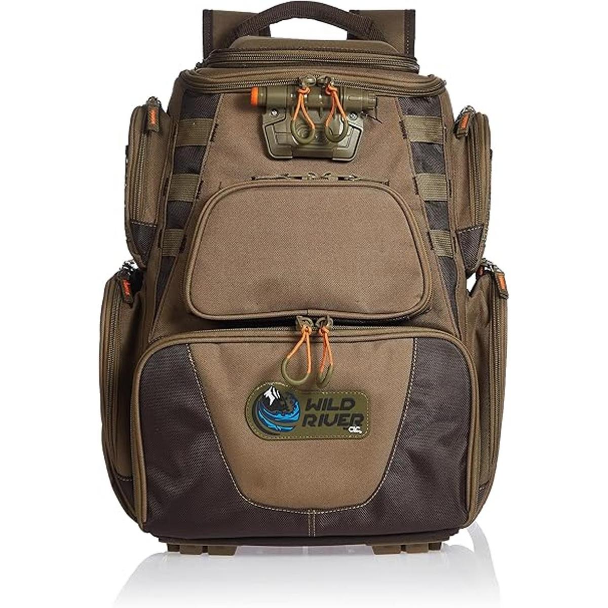 Mochila para nómade iluminada con equipo de pesca Wild