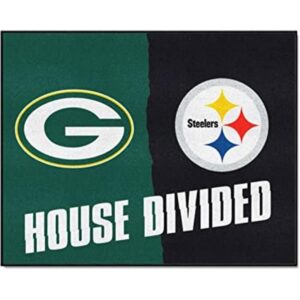 FANMATS 12468 NFL Packers Steelers House Alfombra_1