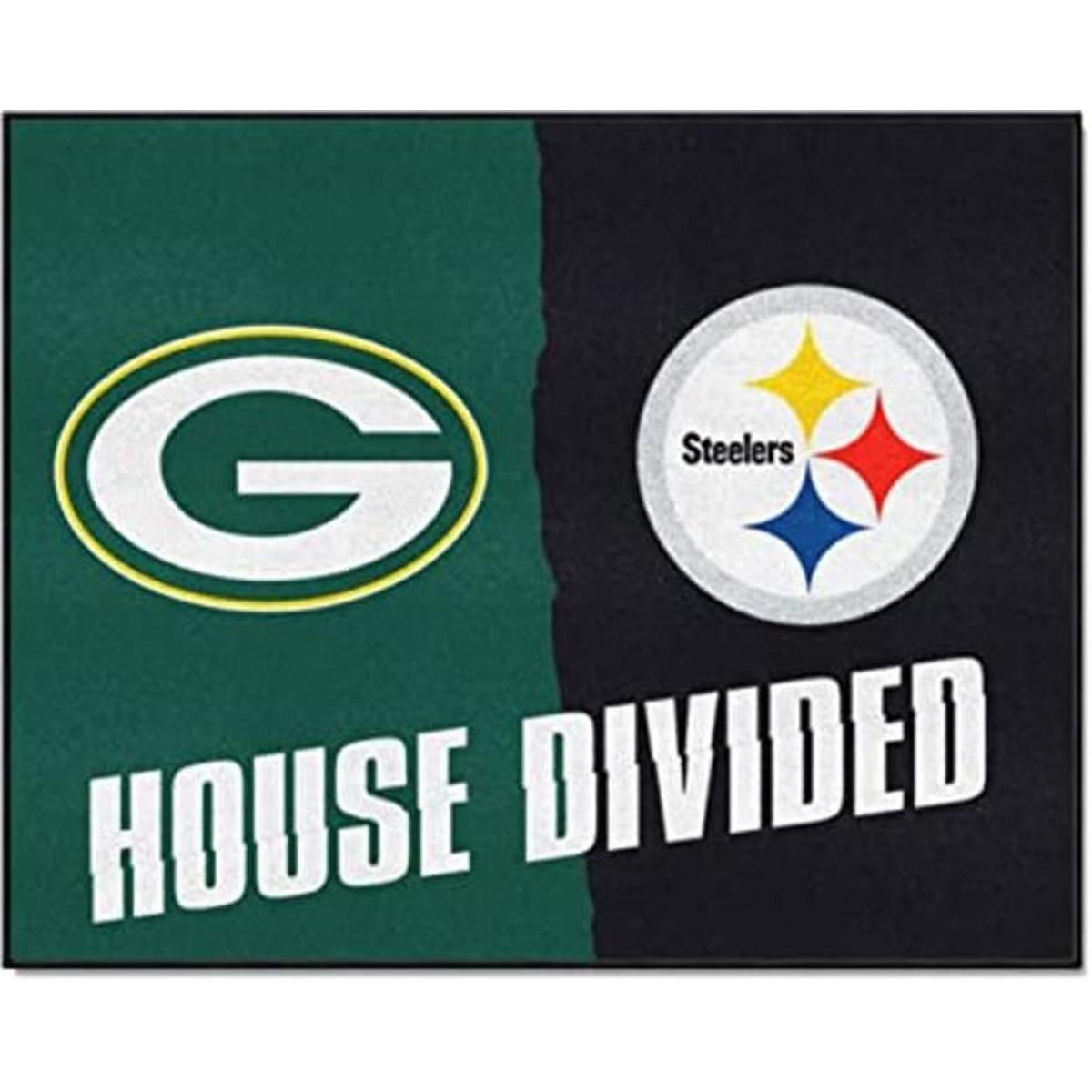 FANMATS 12468 NFL Packers Steelers House Alfombra