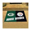 FANMATS 12468 NFL Packers Steelers House Alfombra_2