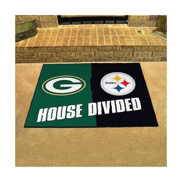 FANMATS 12468 NFL Packers Steelers House Alfombra_2