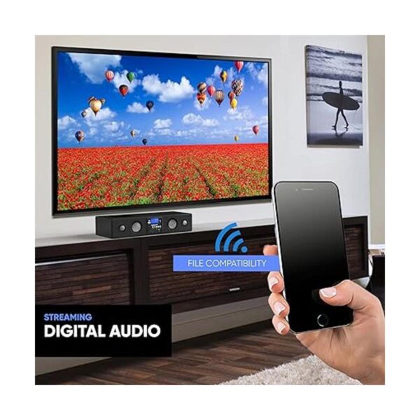 Barra de sonido con bocinas Pyle con WiFi base de sonido_4