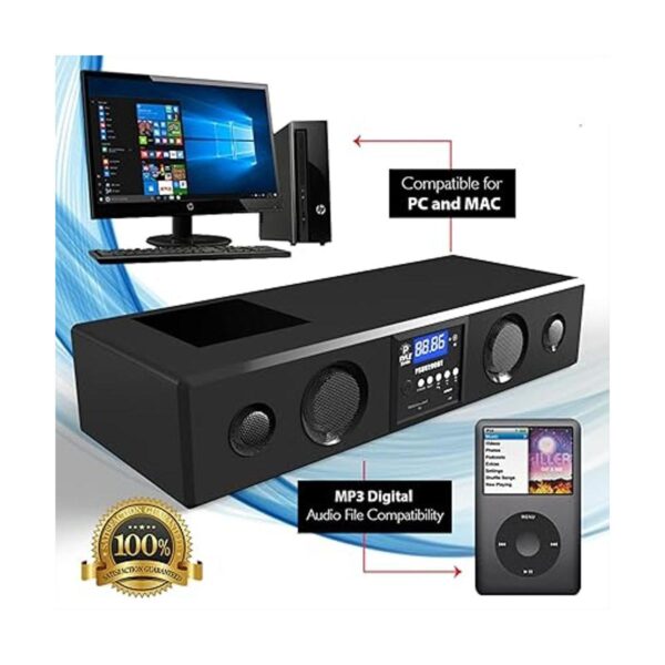 Barra de sonido con bocinas Pyle con WiFi base de sonido_5