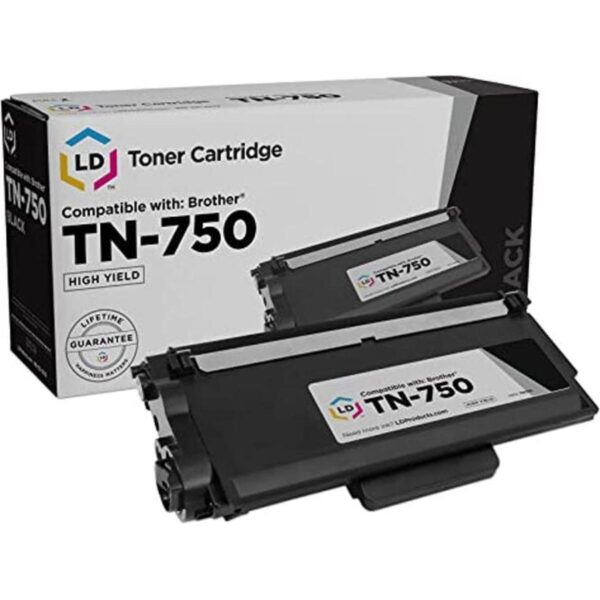 LD Products Cartucho de tóner compatible con Brother TN750_1