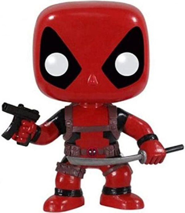 Figura de vinilo Pop Marvel Deadpool con cabeza de resorte_1