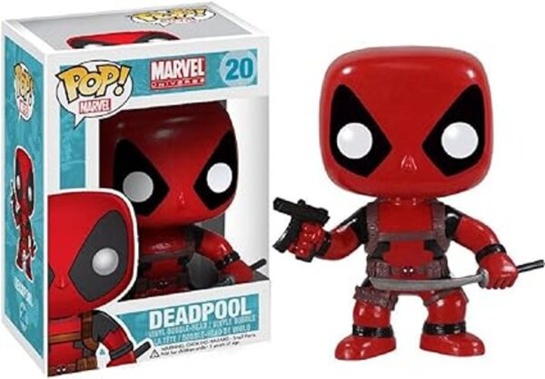 Figura de vinilo Pop Marvel Deadpool con cabeza de resorte_2