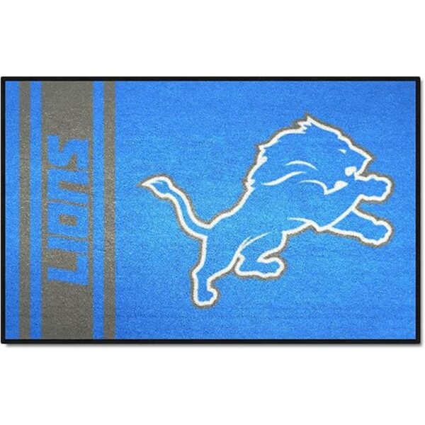 FANMATS NFL Detroit Lions Alfombra de nailon para iniciar_1