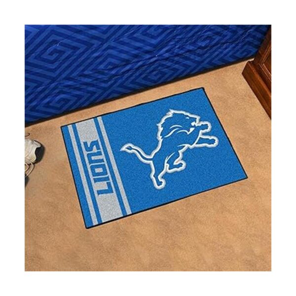 FANMATS NFL Detroit Lions Alfombra de nailon para iniciar_2