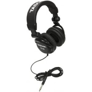Elegante auricular cerrado. Tascam. Negro_1