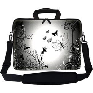 Meffort Inc 17.3 Inch Neoprene Laptop Bag with Extra Side_1