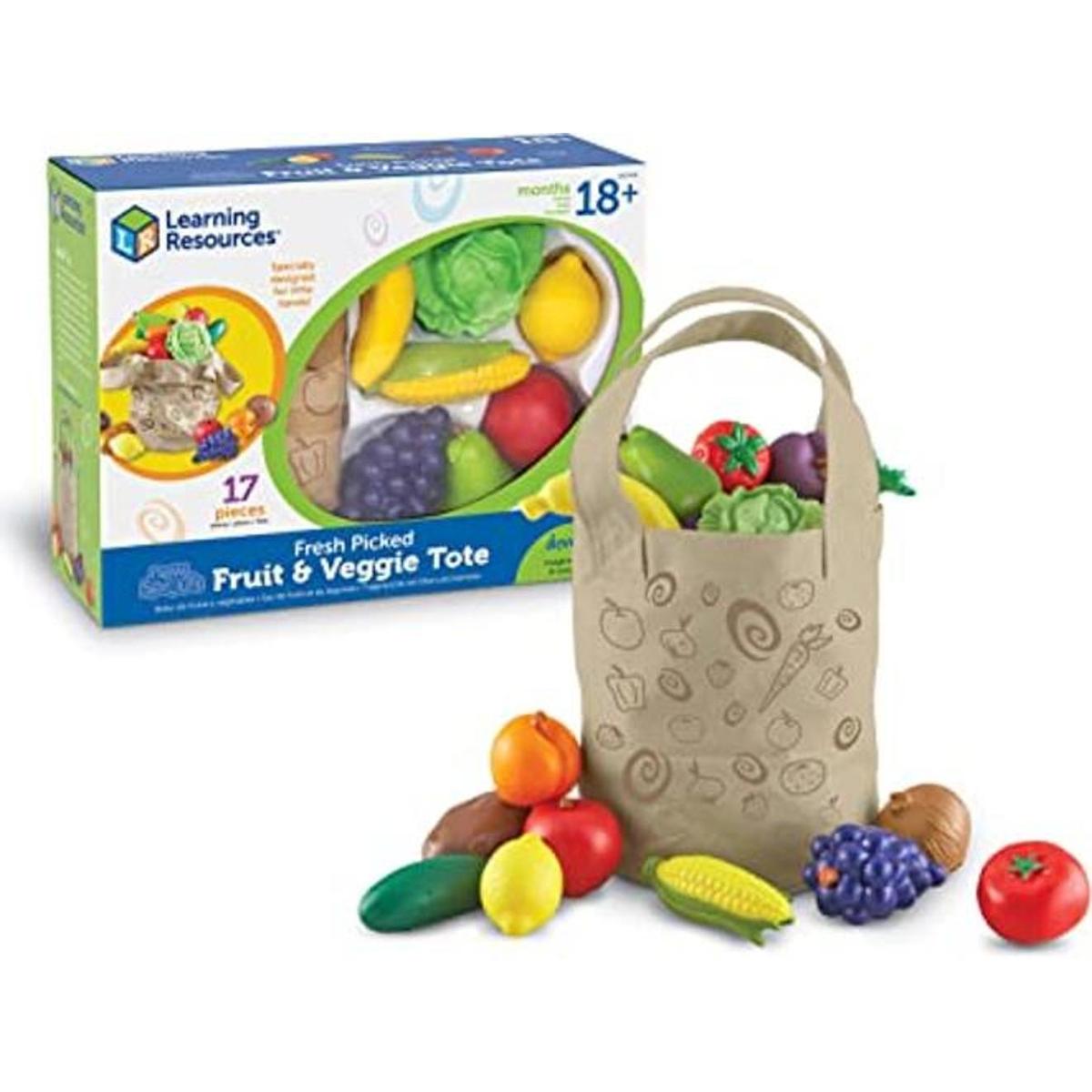 Learning Resources Bolsa de frutas y verduras recién