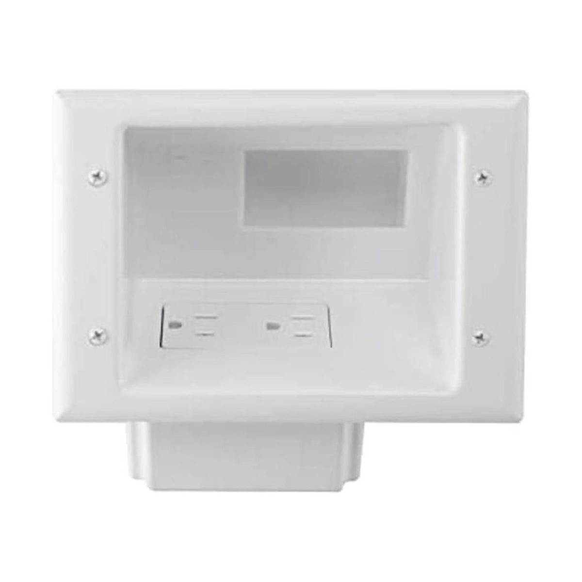 DATA COMM Electronics 450071WH Placa empotrada de bajo