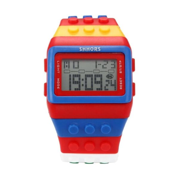 SHHORS Reloj de pulsera para hombre con luz de fondo LED