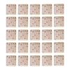 Regal Games Cartas de bingo de grano de madera color_2