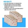 Regal Games Cartas de bingo de grano de madera color_6